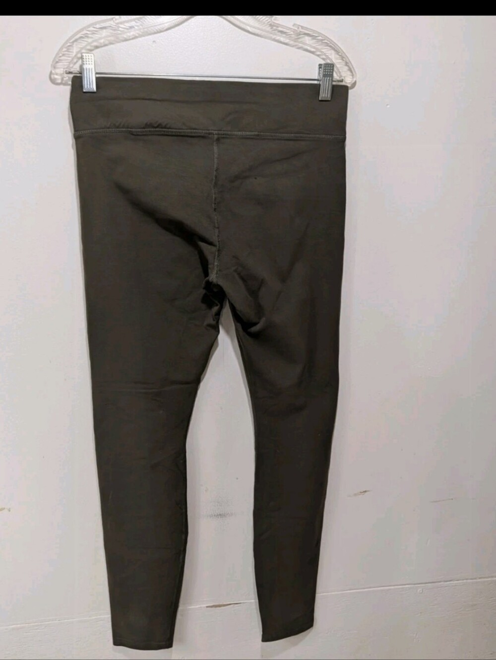 Pact Organic On The Go Leggings Green L Sustainable Granola #8100 - Picture 6 of 10